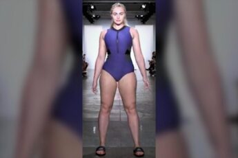 Iskra Lawrence on the runway