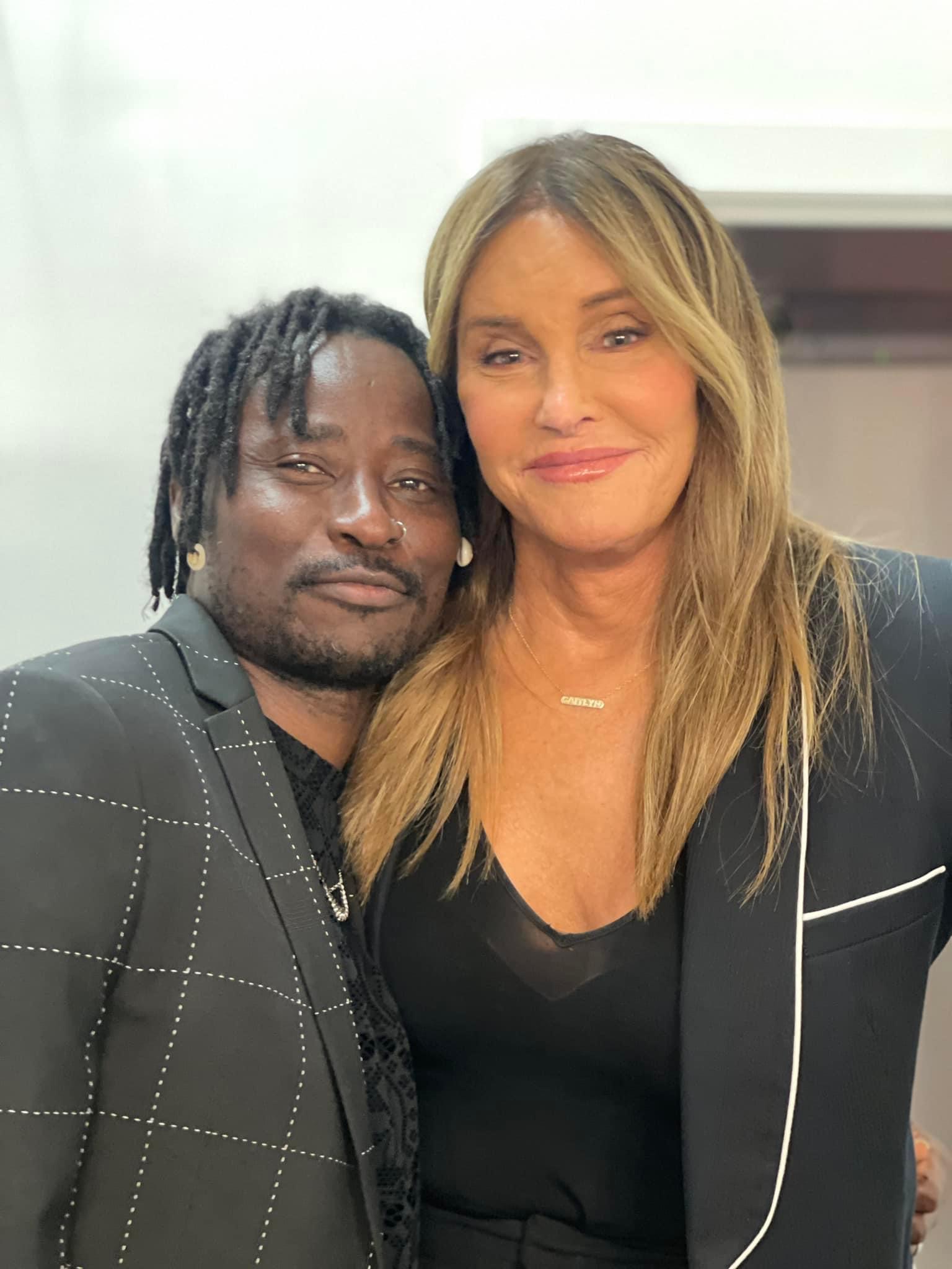 Caitlyn Jenner posing at an event