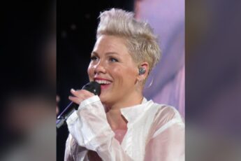 Pink singing in Munich in 2019
