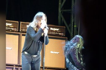 Ozzy Osbourne on stage